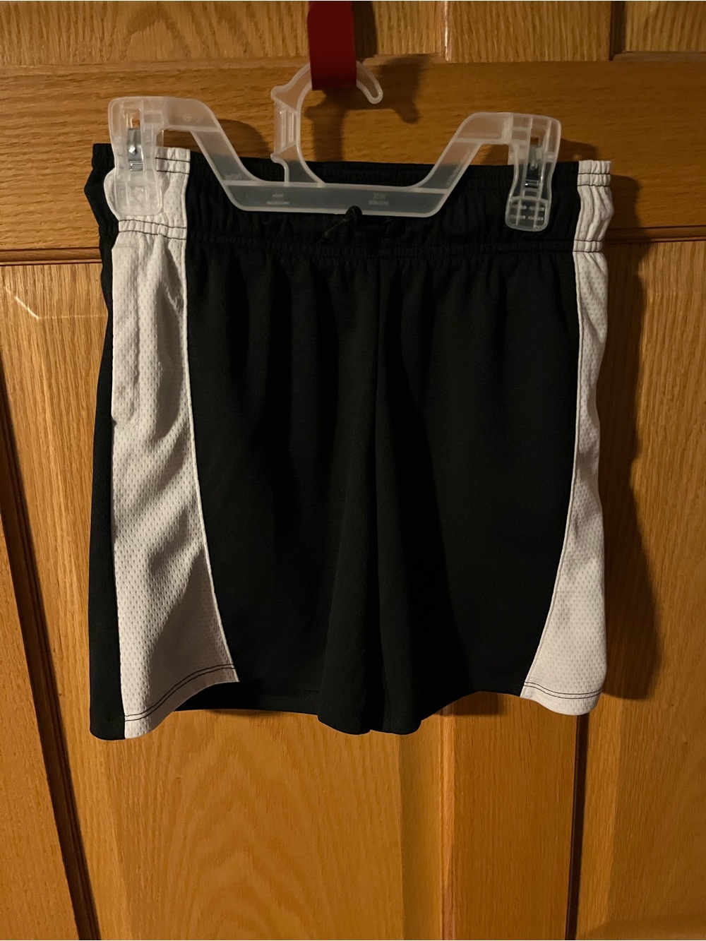 Athletic Works Black and White ' Athletic Shorts